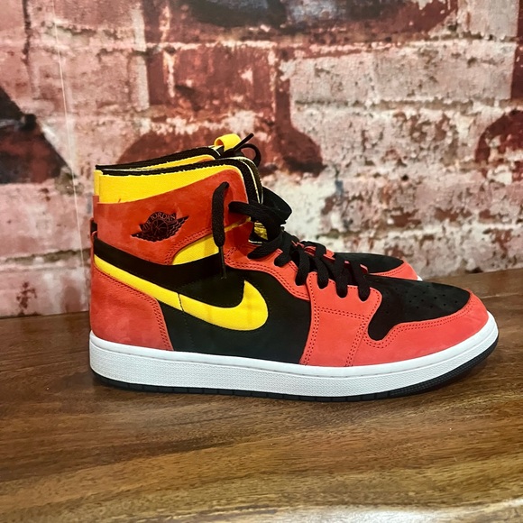 Nike Other - NEW JORDAN 1 HIGH ZOOM AIR CMFT BLACK CHILE RED SIZE 12